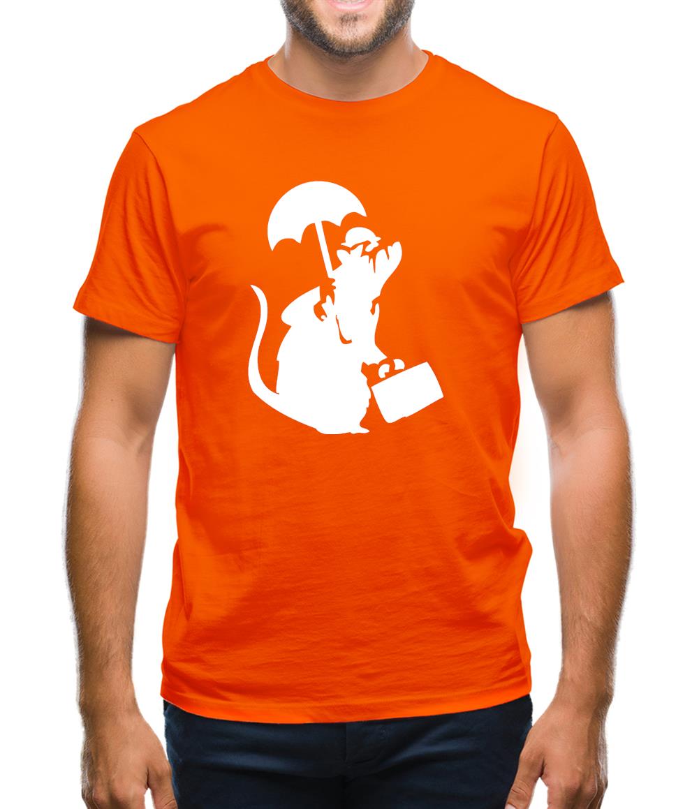 Banksy - Executive Rat Mens T-Shirt Banksy - Executive Rat Mens T-Shirt