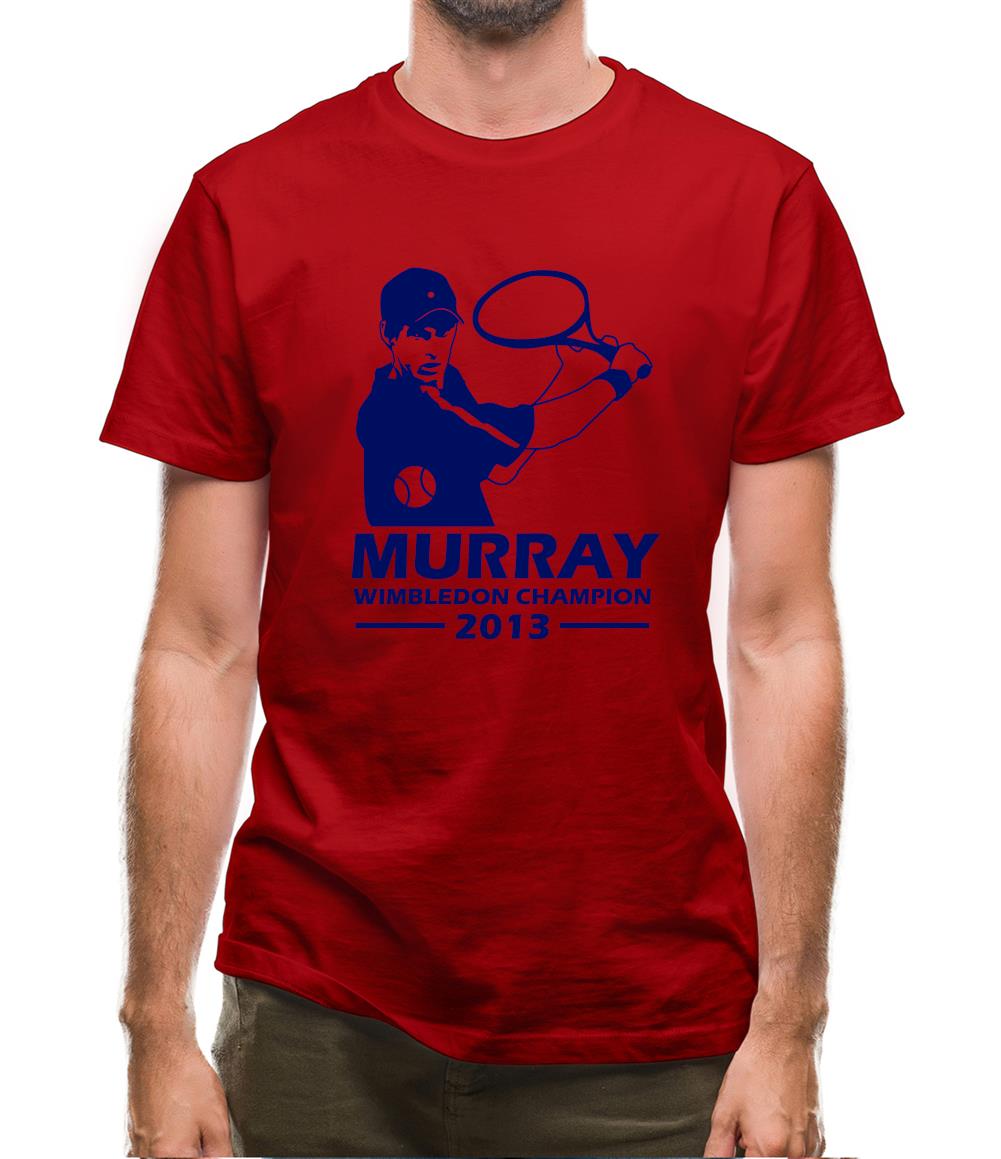 Andy Murray Wimbledon Champion Mens T-Shirt Andy Murray Wimbledon Champion Mens T-Shirt