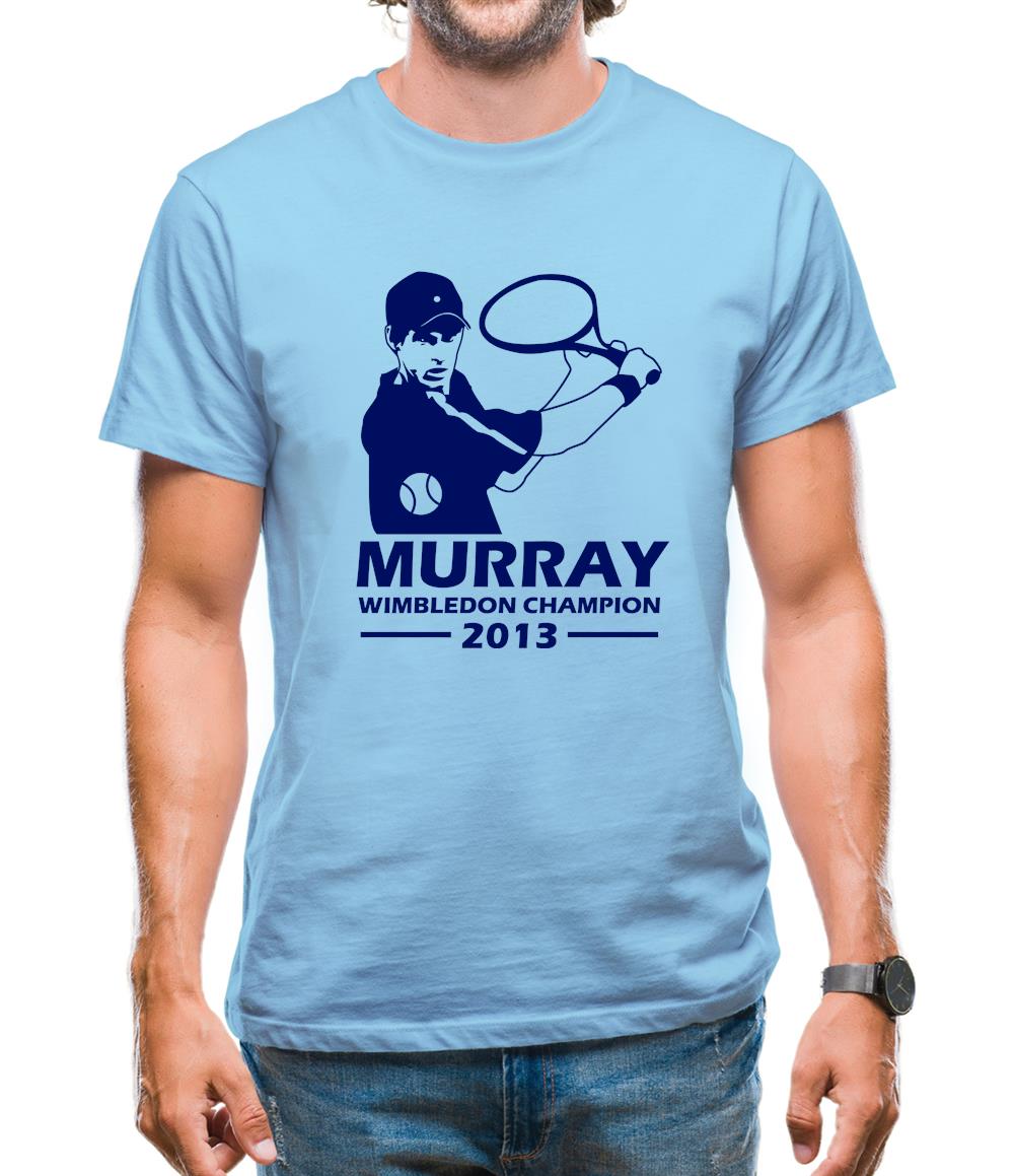Andy Murray Wimbledon Champion Mens T-Shirt Andy Murray Wimbledon Champion Mens T-Shirt