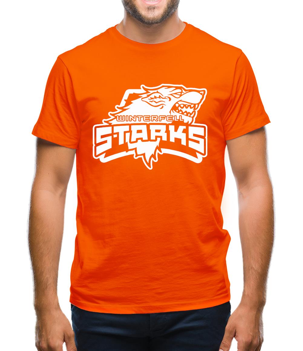 Game Of Thrones - Team Stark Mens T-Shirt Game Of Thrones - Team Stark Mens T-Shirt