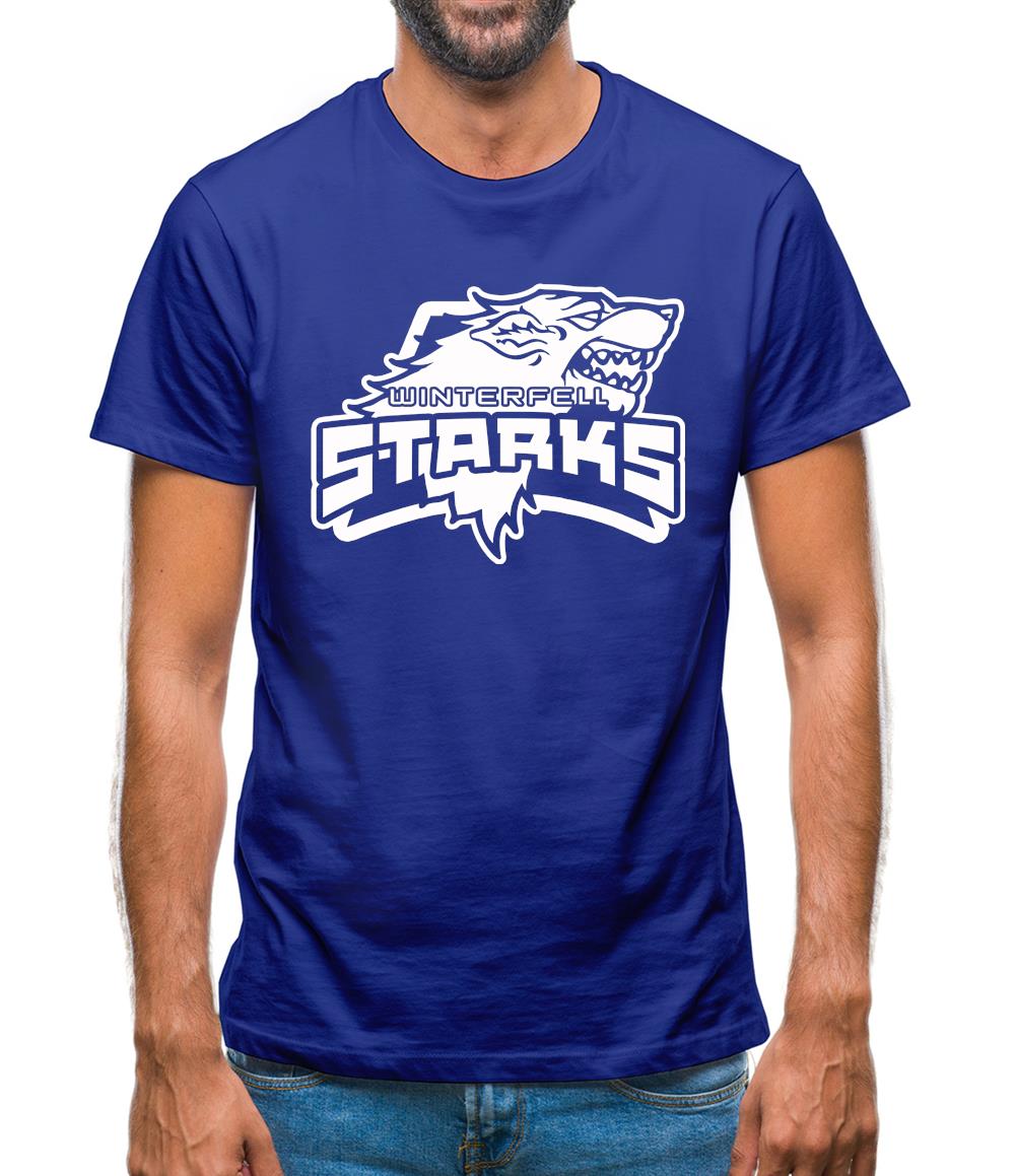 Game Of Thrones - Team Stark Mens T-Shirt Game Of Thrones - Team Stark Mens T-Shirt