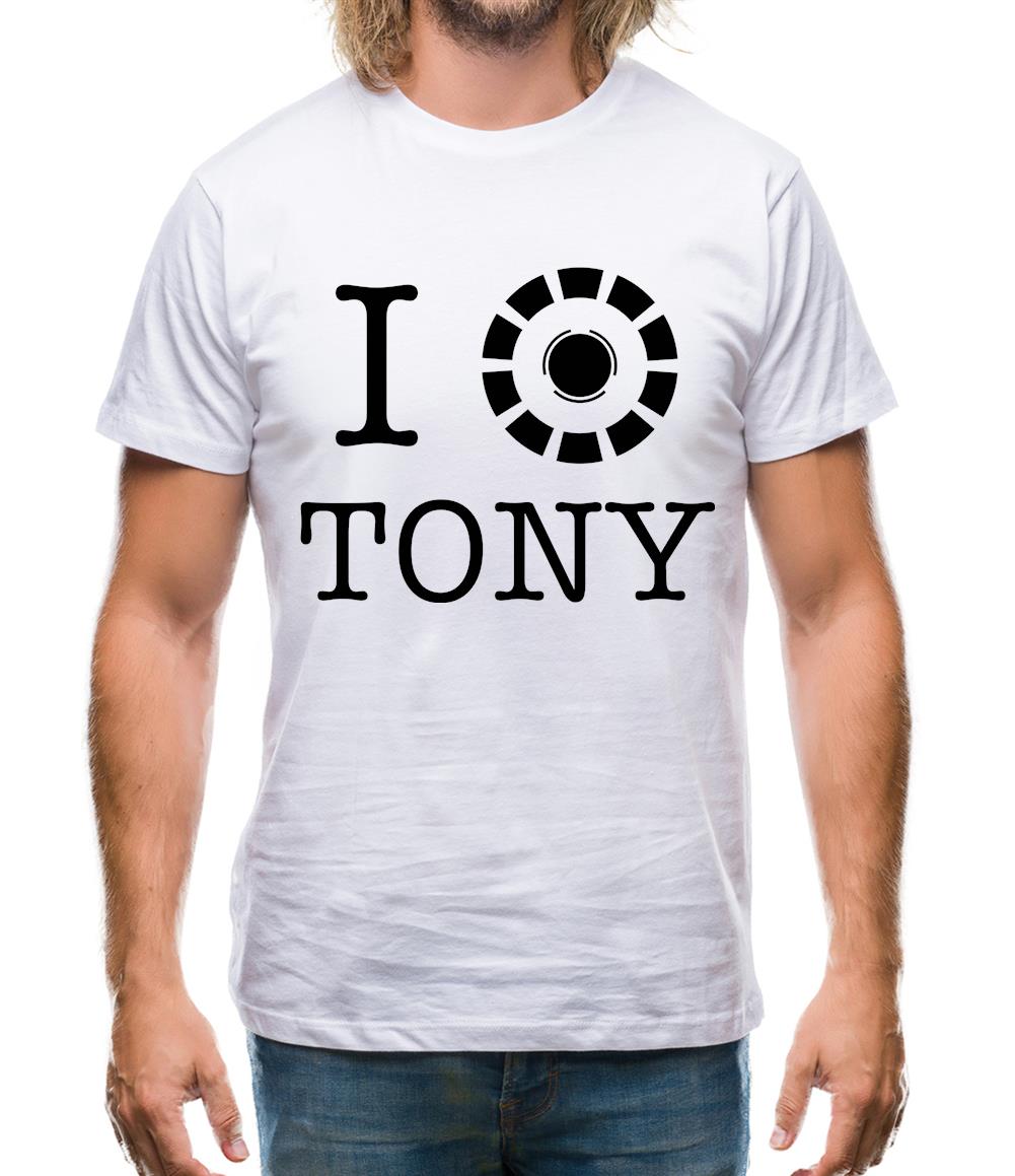 I Heart Tony Stark Mens T-Shirt I Heart Tony Stark Mens T-Shirt