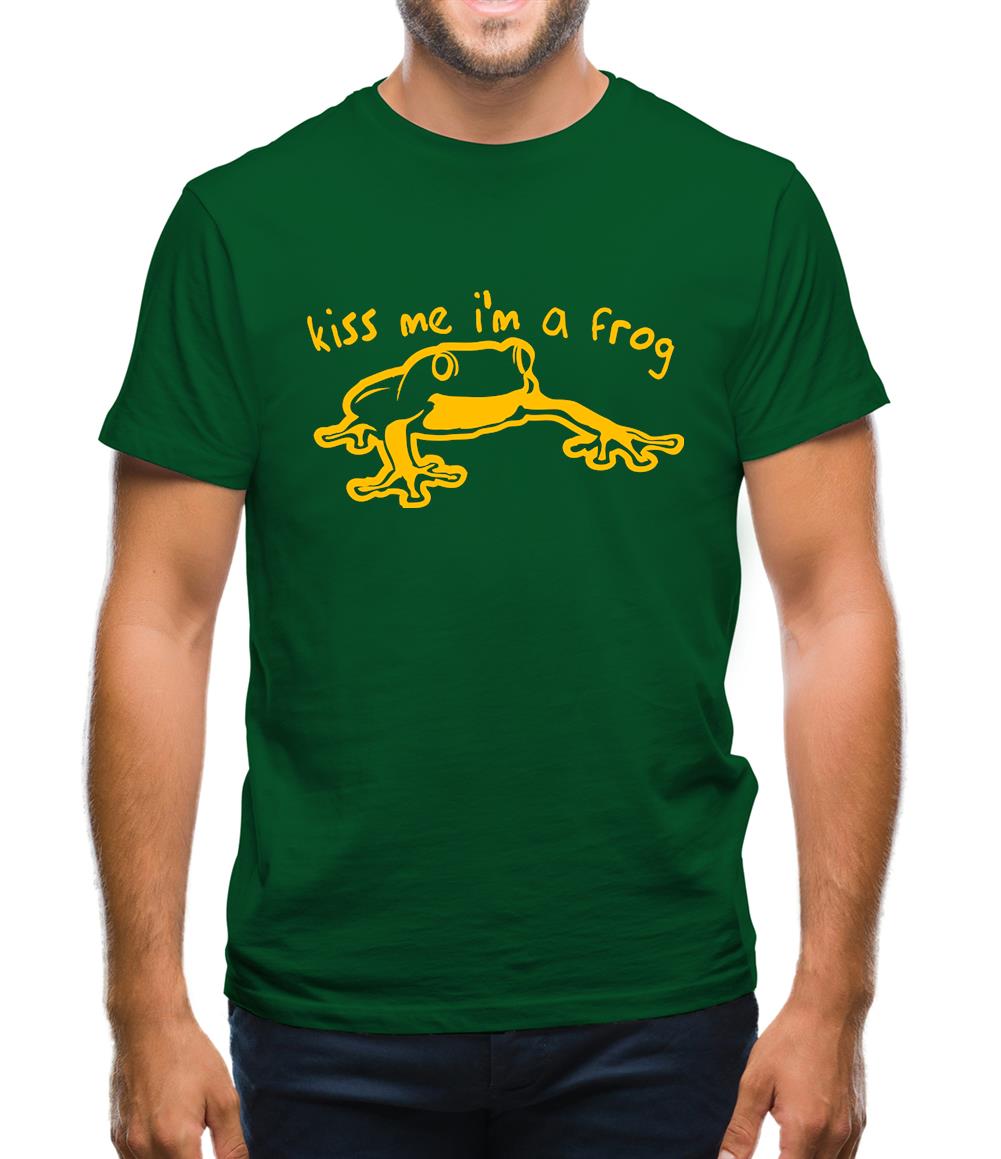 Kiss me i'm a frog Mens T-Shirt Kiss me i'm a frog Mens T-Shirt