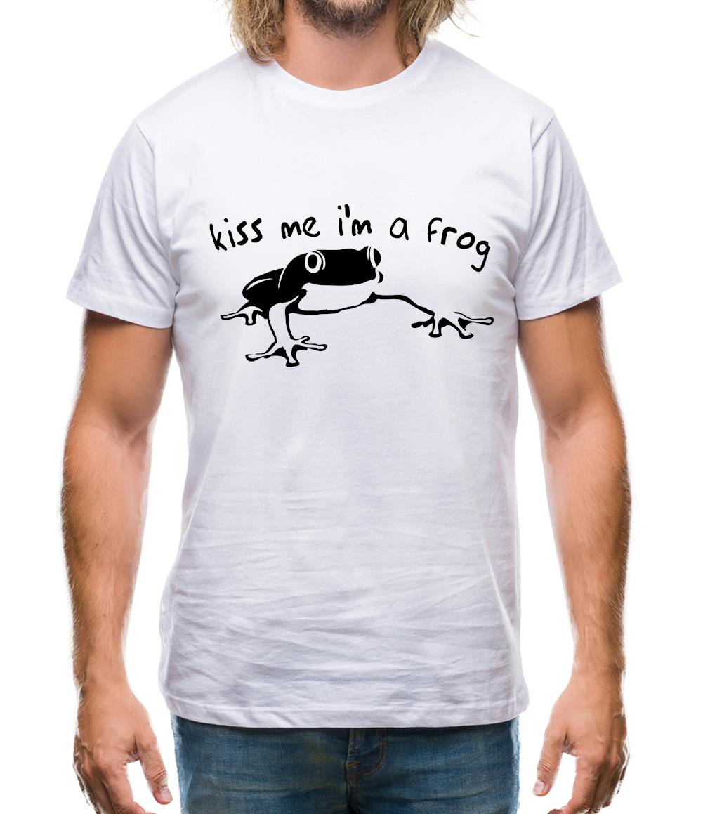 Kiss me i'm a frog Mens T-Shirt Kiss me i'm a frog Mens T-Shirt