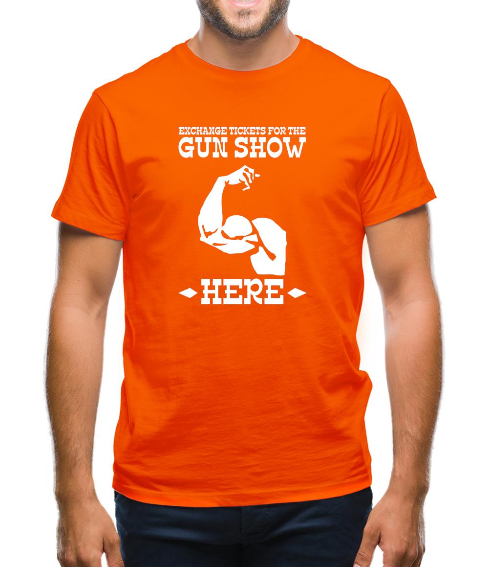 Exchange tickets for the gun show here Mens T-Shirt Exchange tickets for the gun show here Mens T-Shirt
