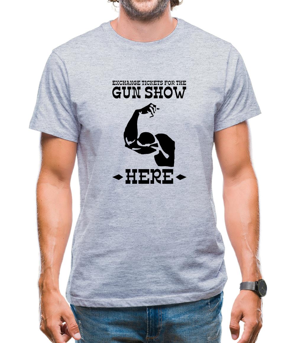 Exchange tickets for the gun show here Mens T-Shirt Exchange tickets for the gun show here Mens T-Shirt