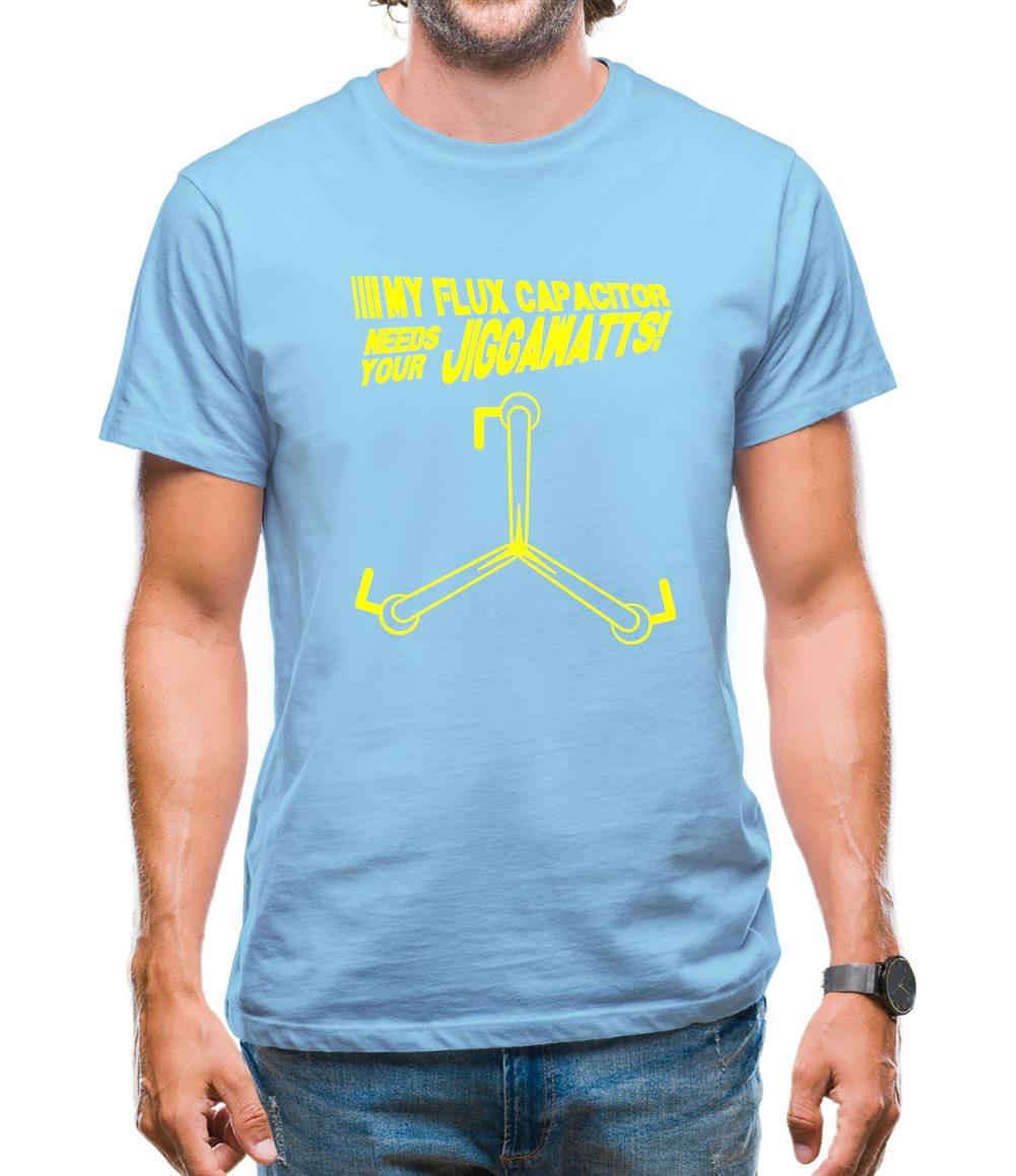My Flux Capacitor Needs Your Jiggawatts Mens T-Shirt My Flux Capacitor Needs Your Jiggawatts Mens T-Shirt