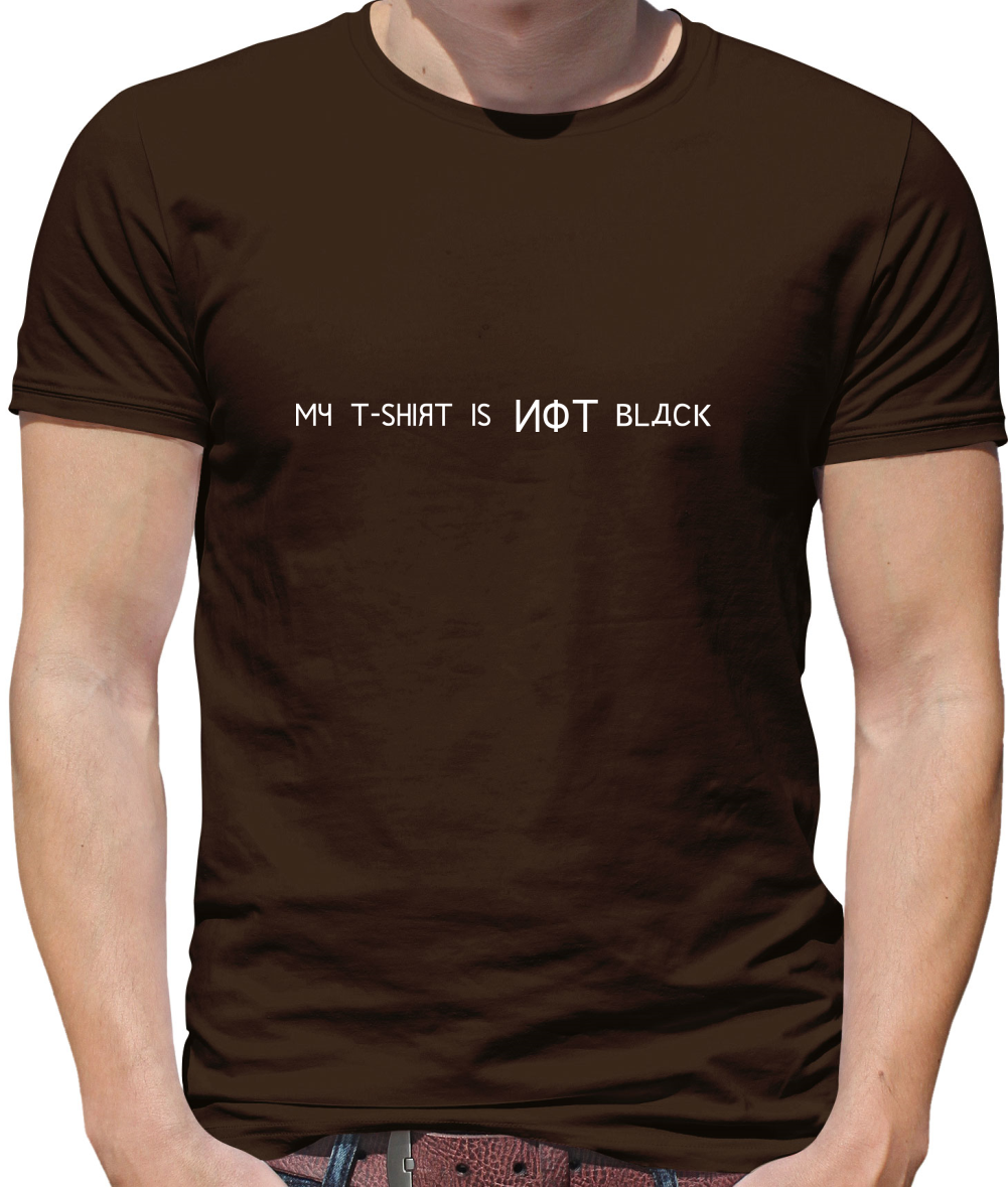 My t-shirt is not black Mens T-Shirt My t-shirt is not black Mens T-Shirt