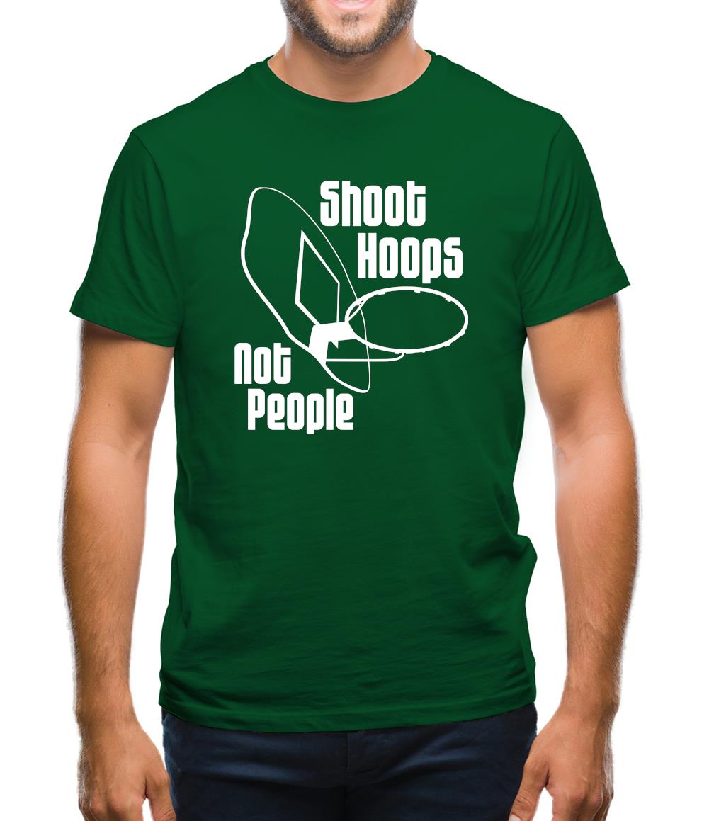 Shoot hoops not people Mens T-Shirt Shoot hoops not people Mens T-Shirt