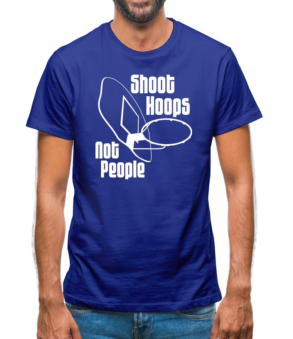 Shoot hoops not people Mens T-Shirt Shoot hoops not people Mens T-Shirt