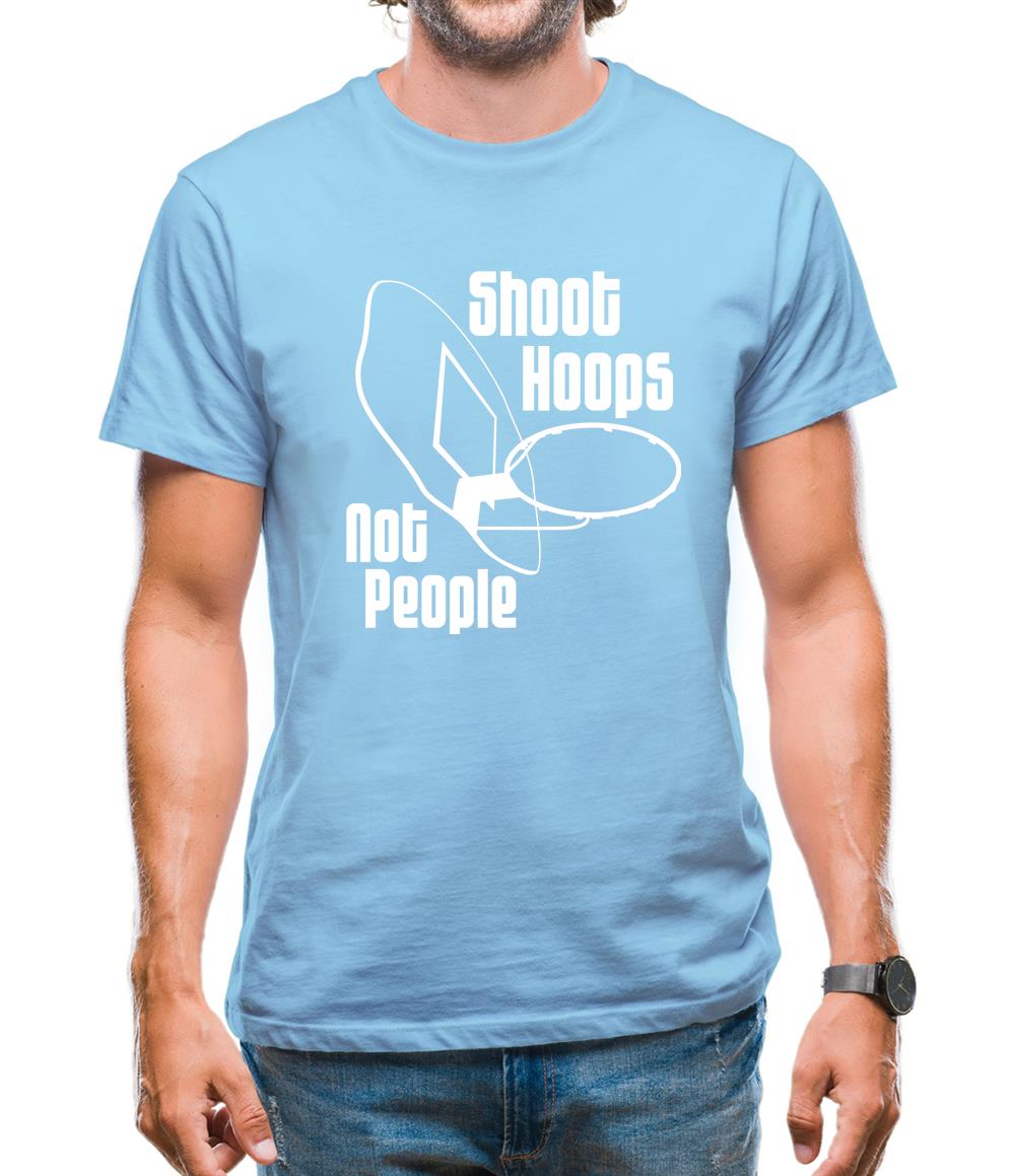 Shoot hoops not people Mens T-Shirt Shoot hoops not people Mens T-Shirt