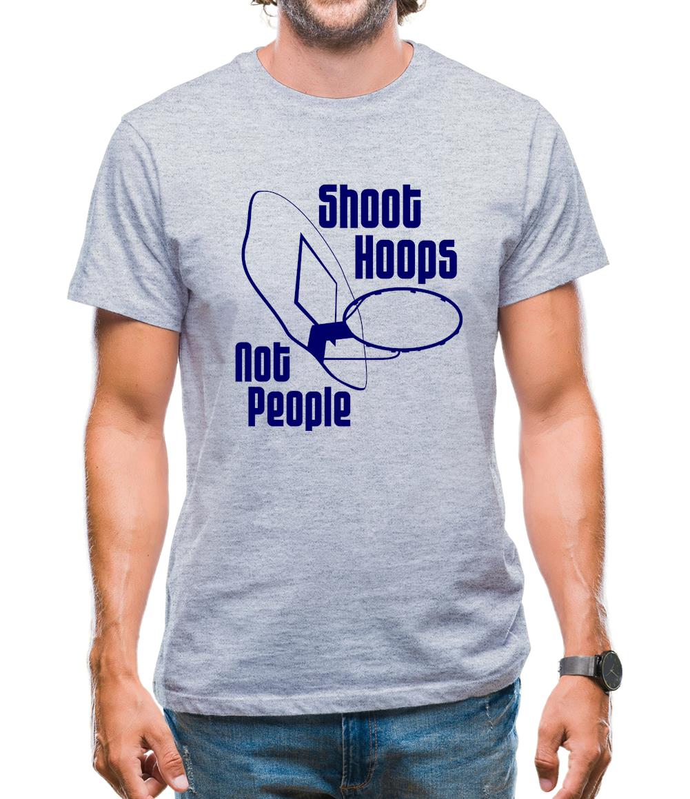 Shoot hoops not people Mens T-Shirt Shoot hoops not people Mens T-Shirt