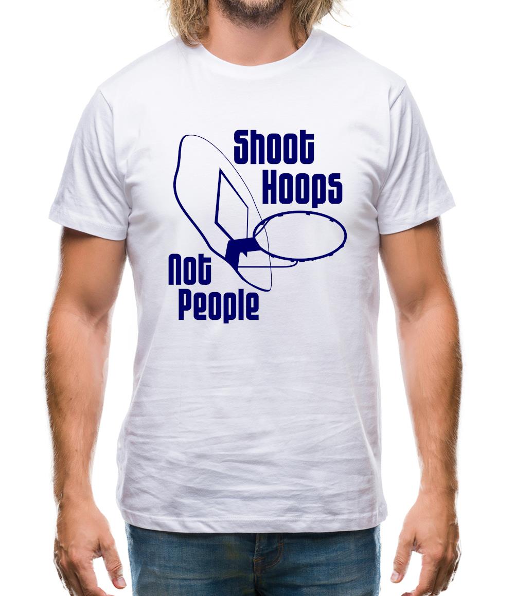 Shoot hoops not people Mens T-Shirt Shoot hoops not people Mens T-Shirt
