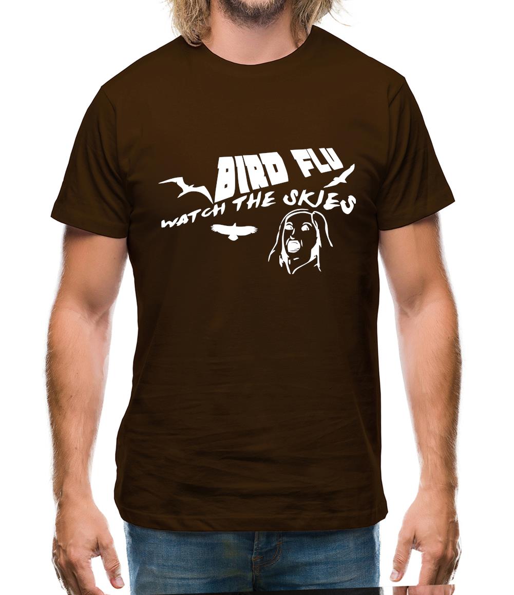 Bird Flu, watch the skies Mens T-Shirt Bird Flu, watch the skies Mens T-Shirt