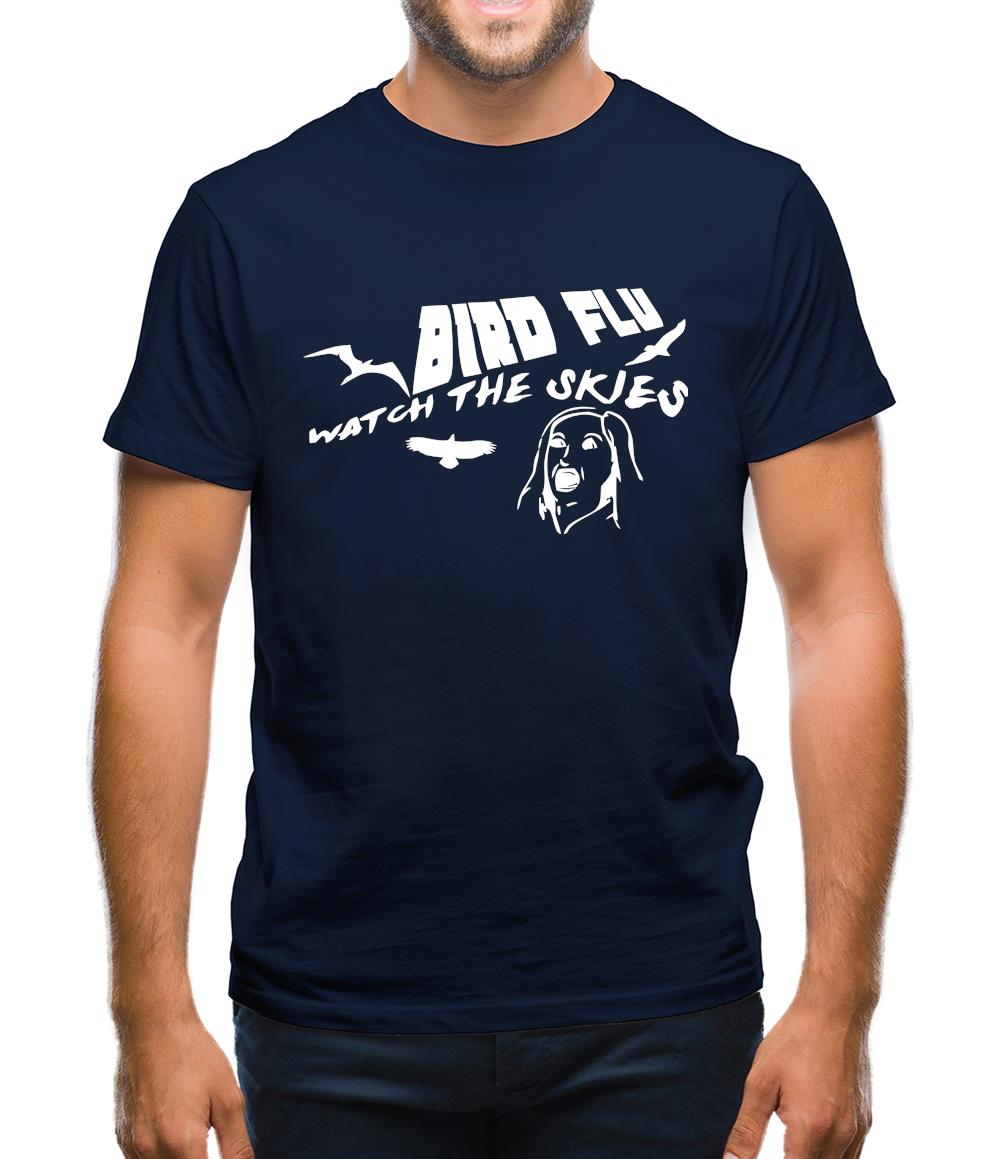 Bird Flu, watch the skies Mens T-Shirt Bird Flu, watch the skies Mens T-Shirt