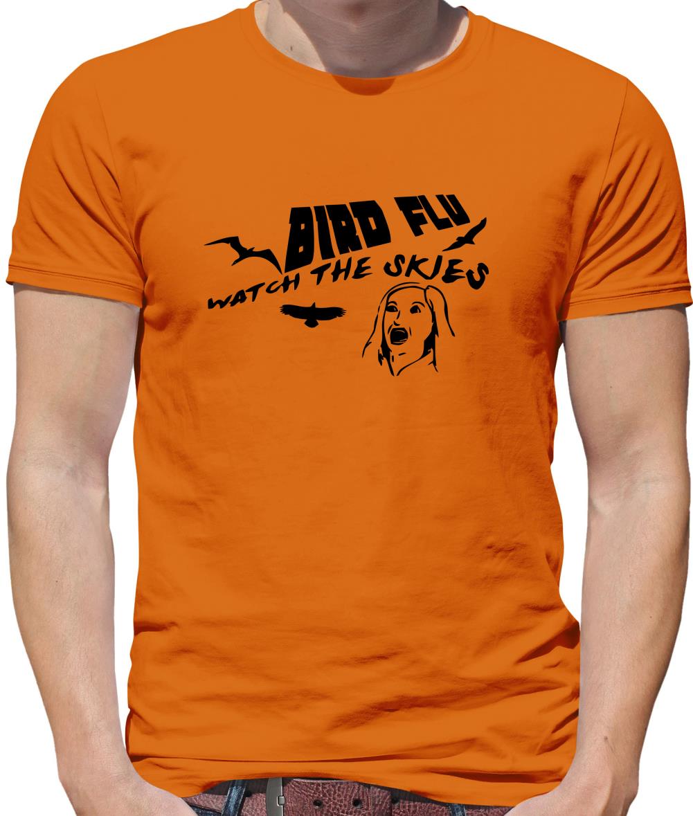 Bird Flu, watch the skies Mens T-Shirt Bird Flu, watch the skies Mens T-Shirt