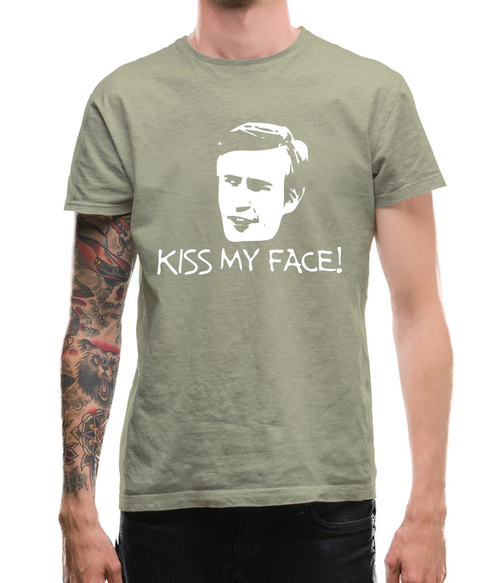 Kiss My Face Mens T-Shirt Kiss My Face Mens T-Shirt