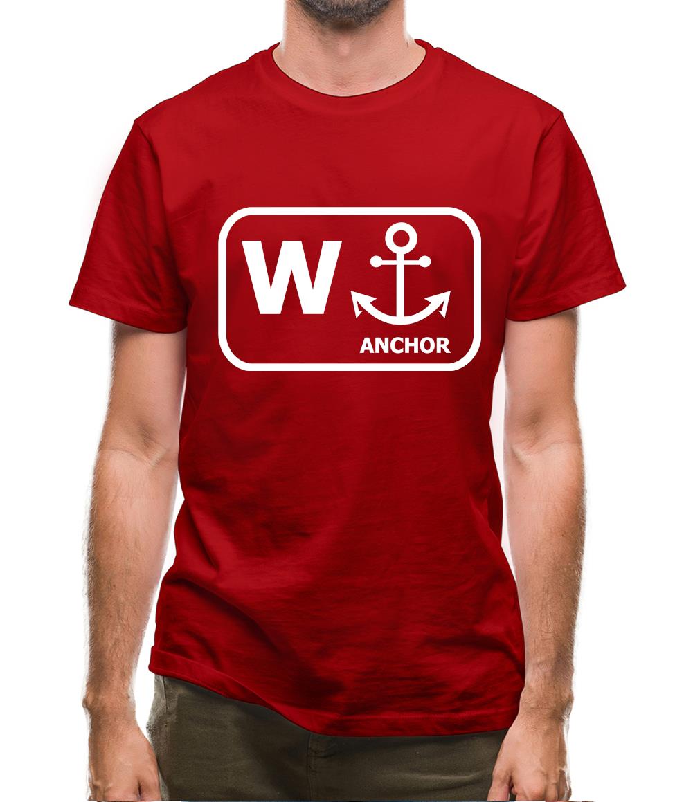 W Anchor Mens T-Shirt W Anchor Mens T-Shirt