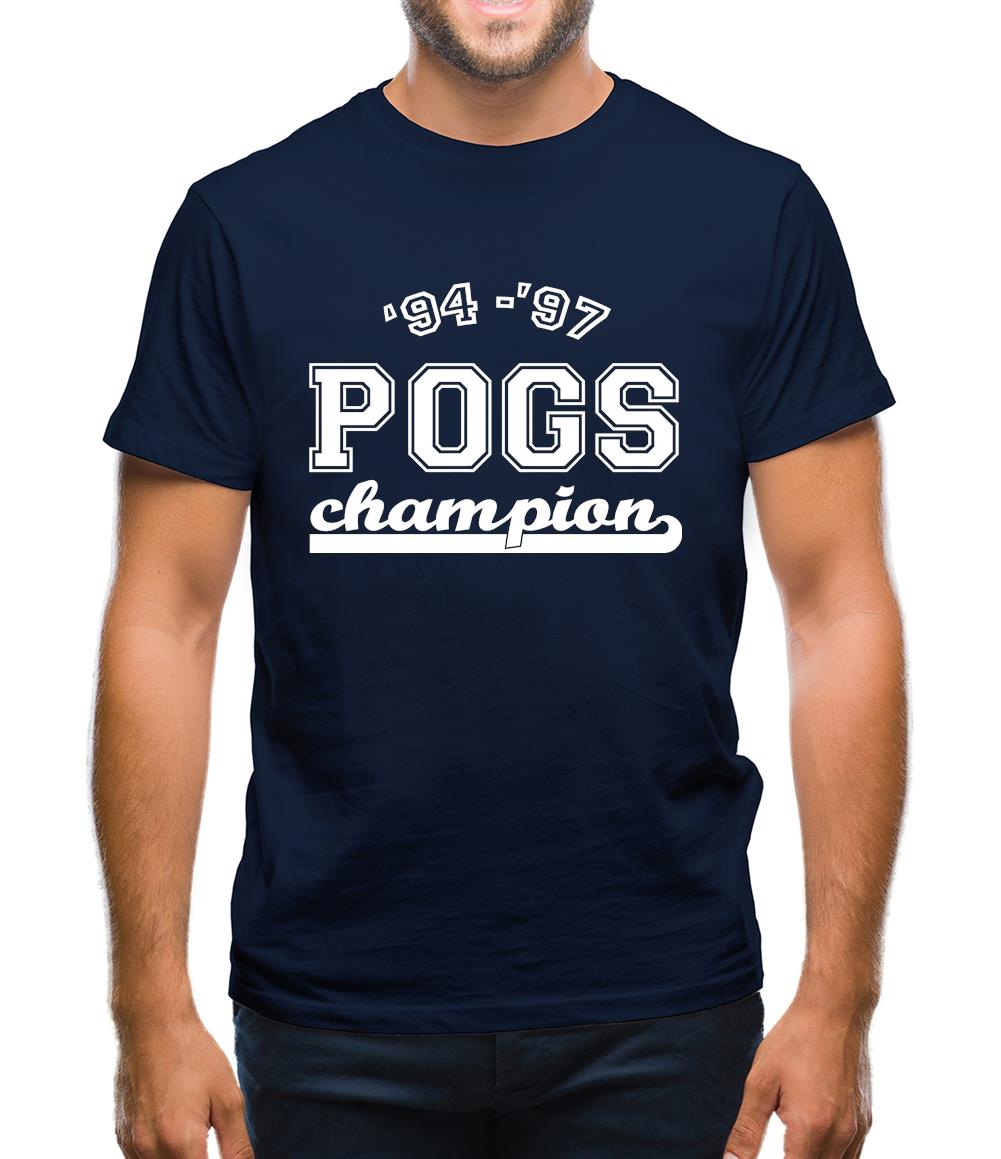 '94 - '97 Pogs Champion Mens T-Shirt '94 - '97 Pogs Champion Mens T-Shirt