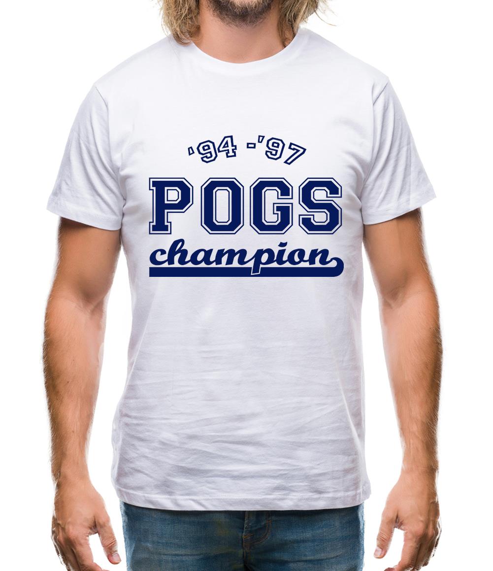 '94 - '97 Pogs Champion Mens T-Shirt '94 - '97 Pogs Champion Mens T-Shirt