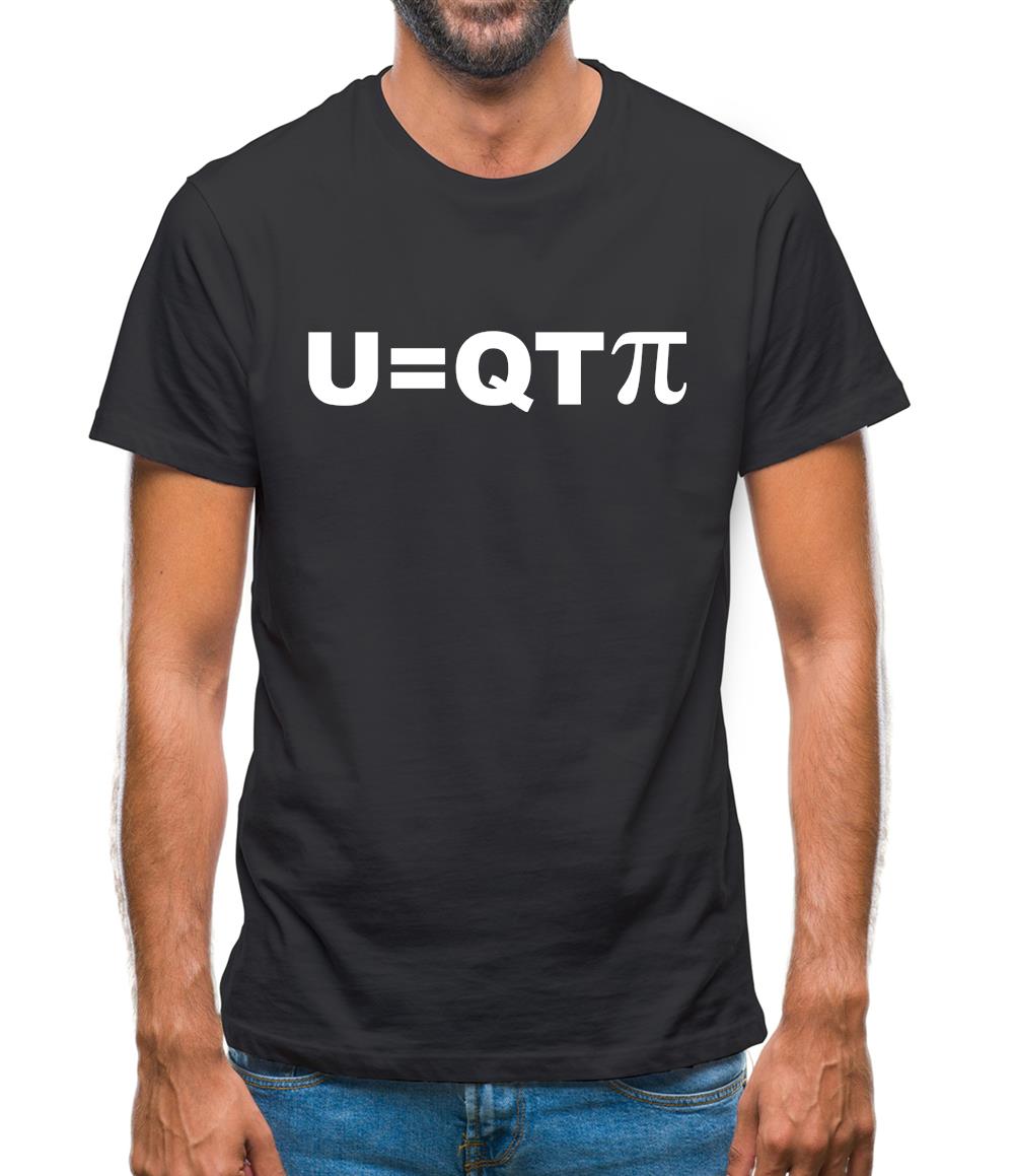 U=QT(pi) Mens T-Shirt U=QT(pi) Mens T-Shirt