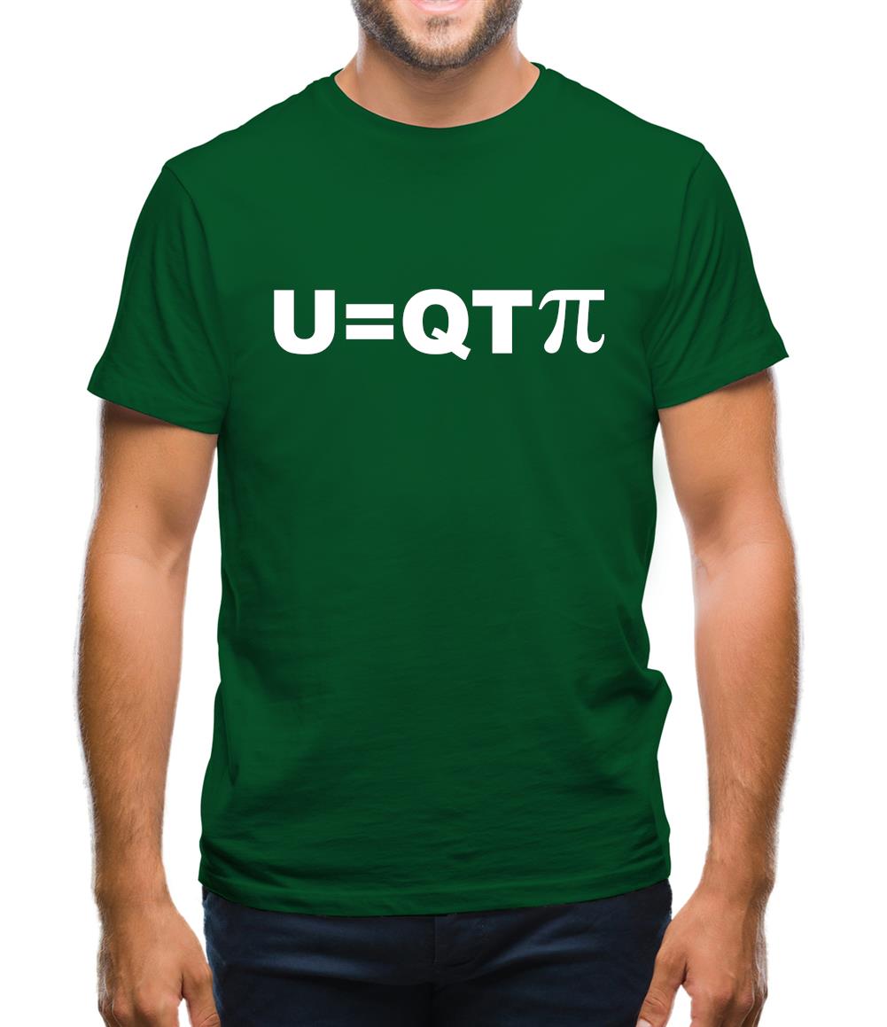 U=QT(pi) Mens T-Shirt U=QT(pi) Mens T-Shirt