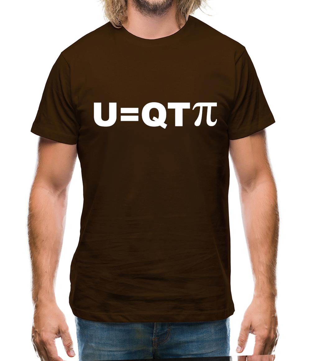 U=QT(pi) Mens T-Shirt U=QT(pi) Mens T-Shirt