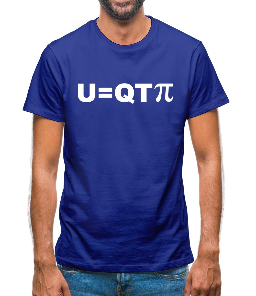 U=QT(pi) Mens T-Shirt U=QT(pi) Mens T-Shirt