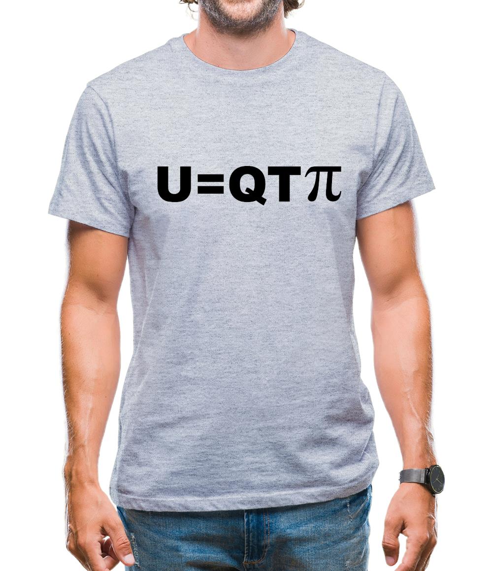 U=QT(pi) Mens T-Shirt U=QT(pi) Mens T-Shirt