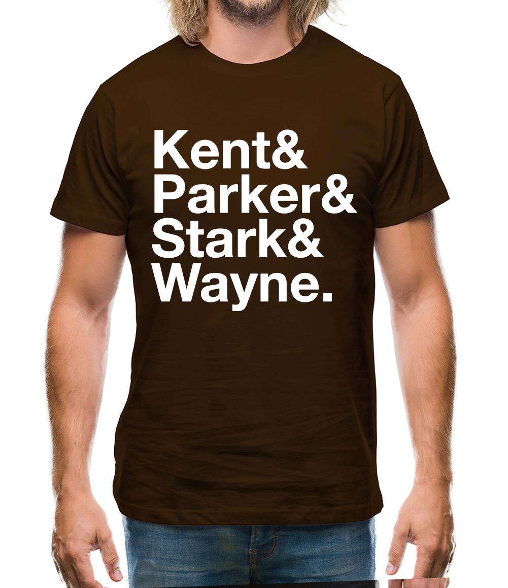 Kent Parker Stark Wayne Mens T-Shirt Kent Parker Stark Wayne Mens T-Shirt