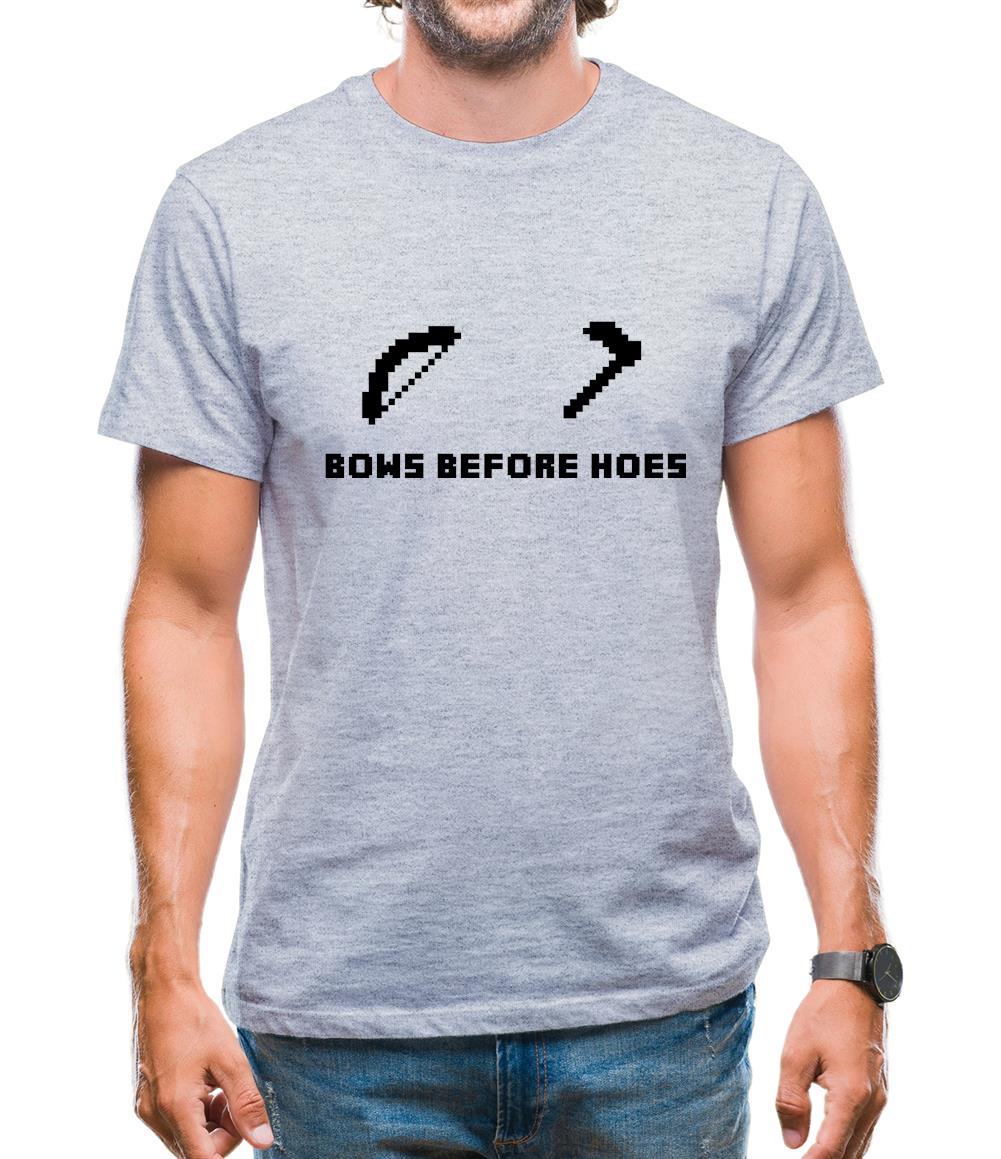Bows Before Hoes Mens T-Shirt Bows Before Hoes Mens T-Shirt