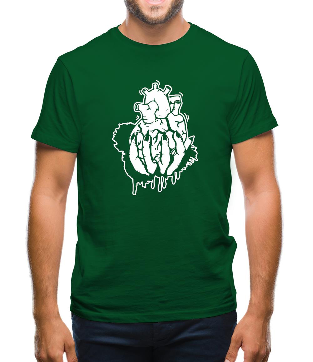 Hand Heart Burst Top Mens T-Shirt Hand Heart Burst Top Mens T-Shirt