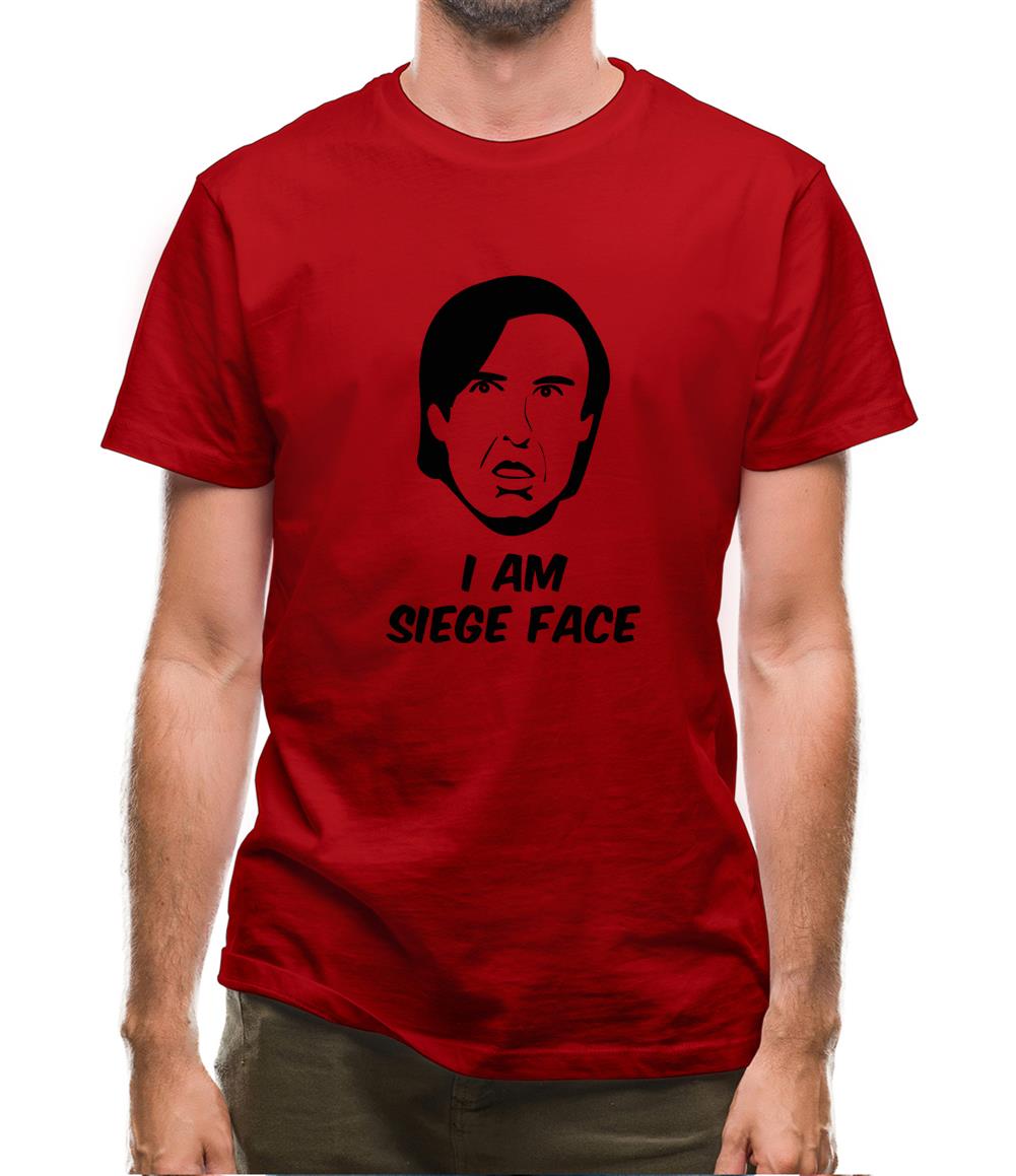 I Am Siege Face Mens T-Shirt I Am Siege Face Mens T-Shirt