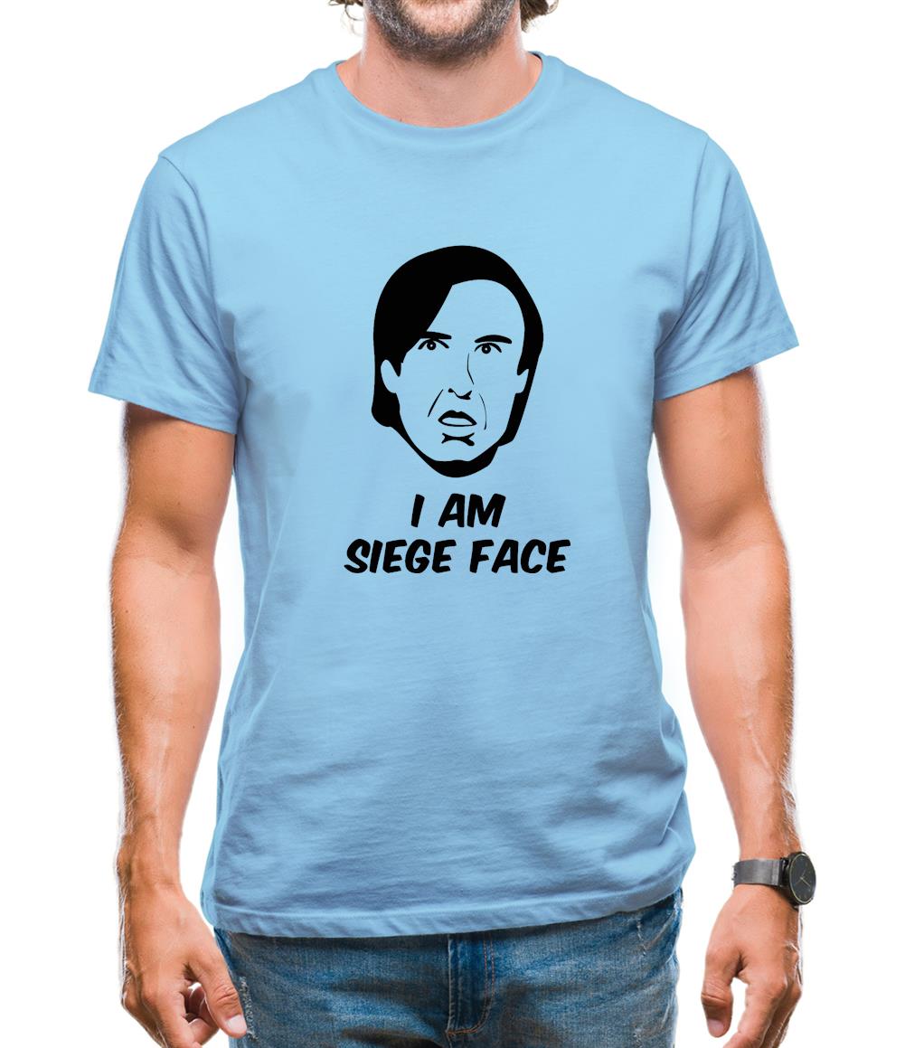 I Am Siege Face Mens T-Shirt I Am Siege Face Mens T-Shirt