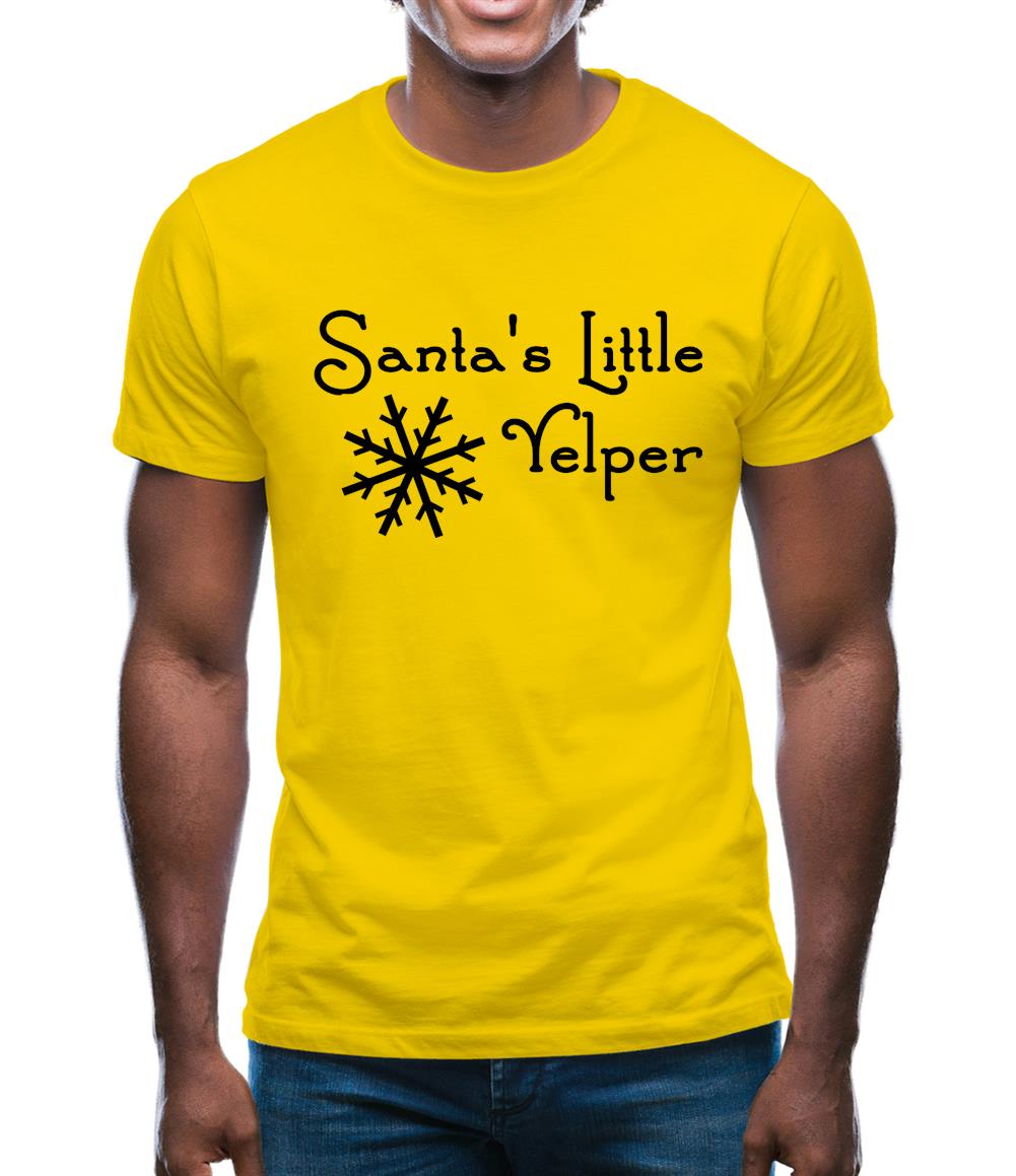 Santa's Little Yelper! Mens T-Shirt Santa's Little Yelper! Mens T-Shirt