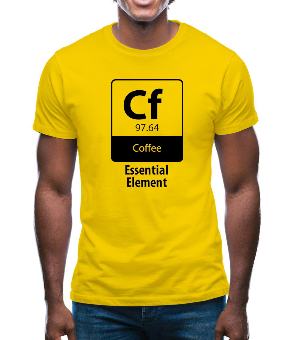 Coffee - Essential Element Mens T-Shirt Coffee - Essential Element Mens T-Shirt