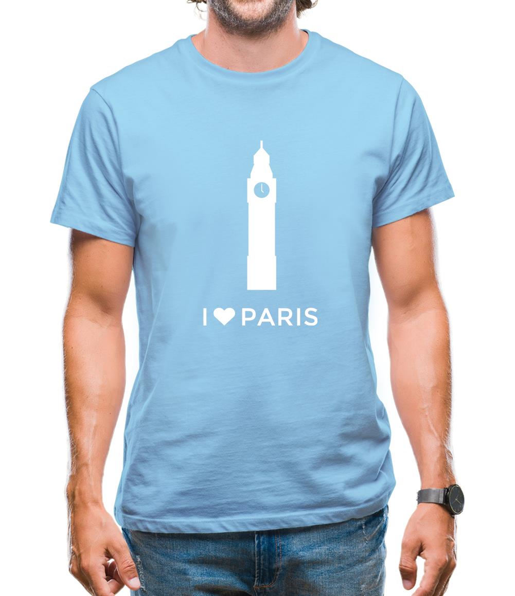 I Love Paris Mens T-Shirt I Love Paris Mens T-Shirt