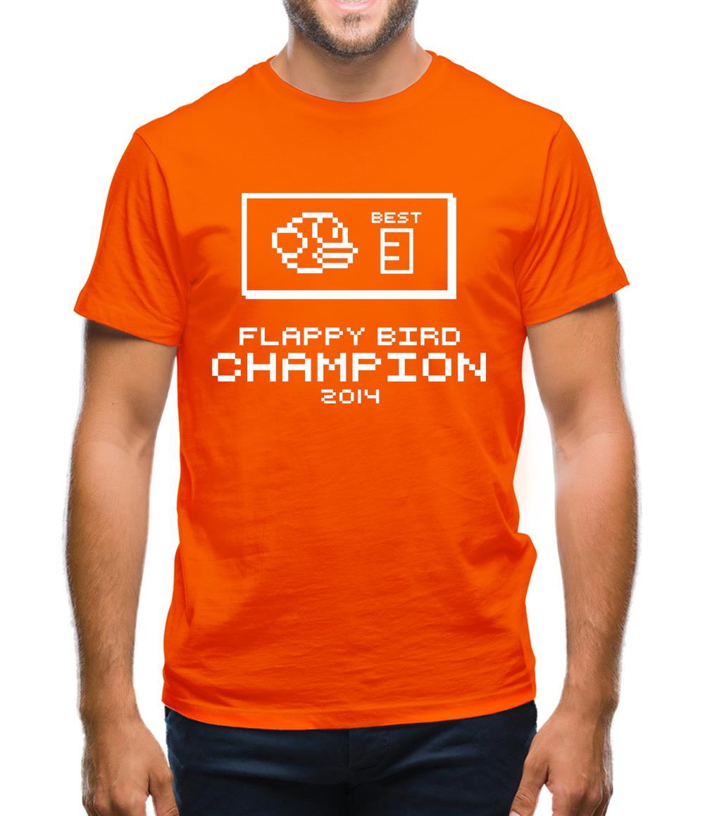 Flappy Bird Champion Mens T-Shirt Flappy Bird Champion Mens T-Shirt
