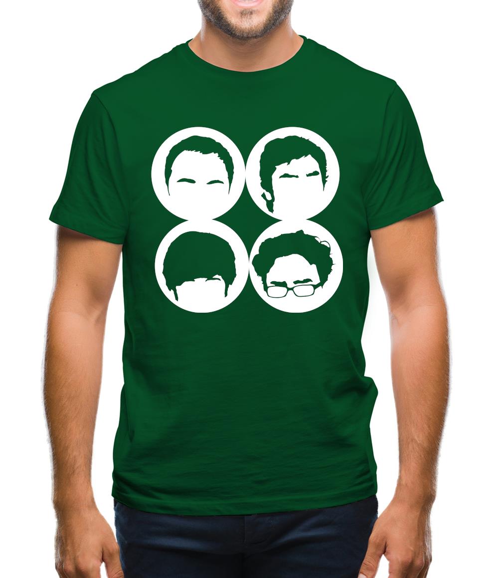 Big Bang Theory Silhouettes Mens T-Shirt Big Bang Theory Silhouettes Mens T-Shirt