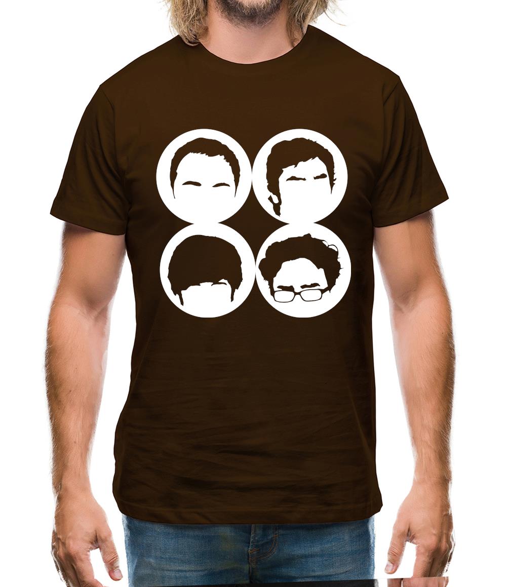 Big Bang Theory Silhouettes Mens T-Shirt Big Bang Theory Silhouettes Mens T-Shirt