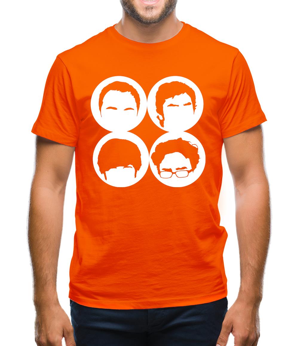 Big Bang Theory Silhouettes Mens T-Shirt Big Bang Theory Silhouettes Mens T-Shirt