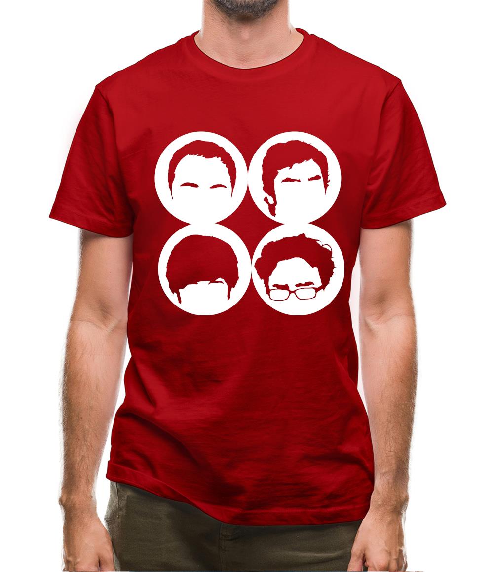 Big Bang Theory Silhouettes Mens T-Shirt Big Bang Theory Silhouettes Mens T-Shirt