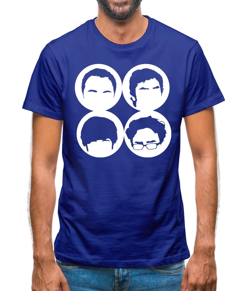 Big Bang Theory Silhouettes Mens T-Shirt Big Bang Theory Silhouettes Mens T-Shirt