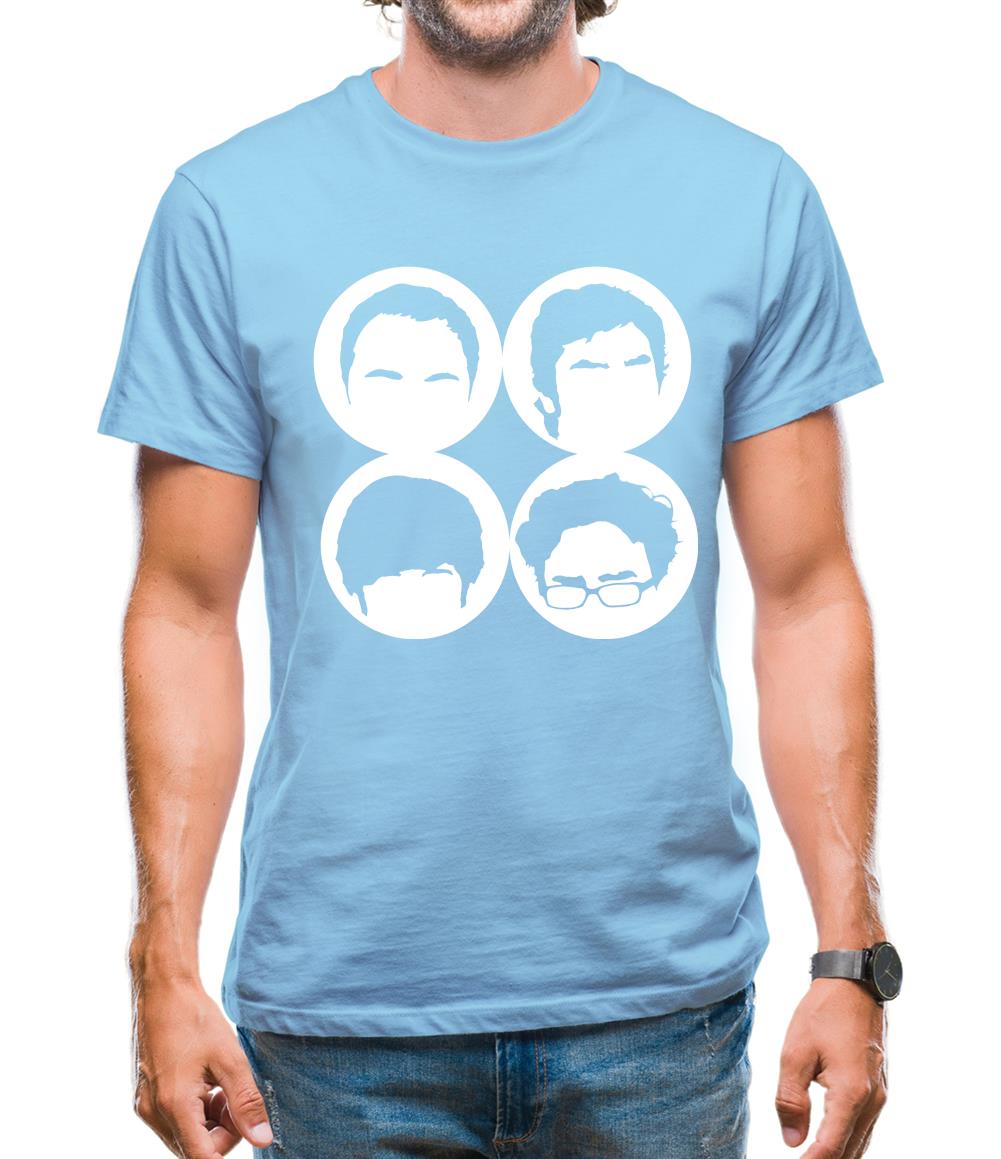 Big Bang Theory Silhouettes Mens T-Shirt Big Bang Theory Silhouettes Mens T-Shirt