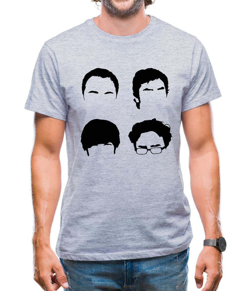 Big Bang Theory Silhouettes Mens T-Shirt Big Bang Theory Silhouettes Mens T-Shirt