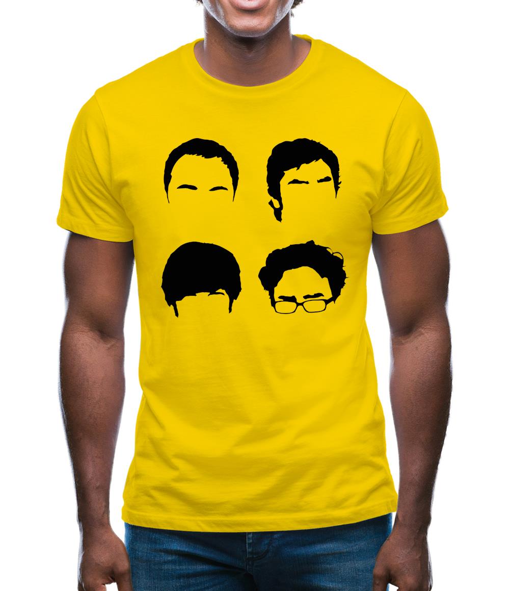 Big Bang Theory Silhouettes Mens T-Shirt Big Bang Theory Silhouettes Mens T-Shirt