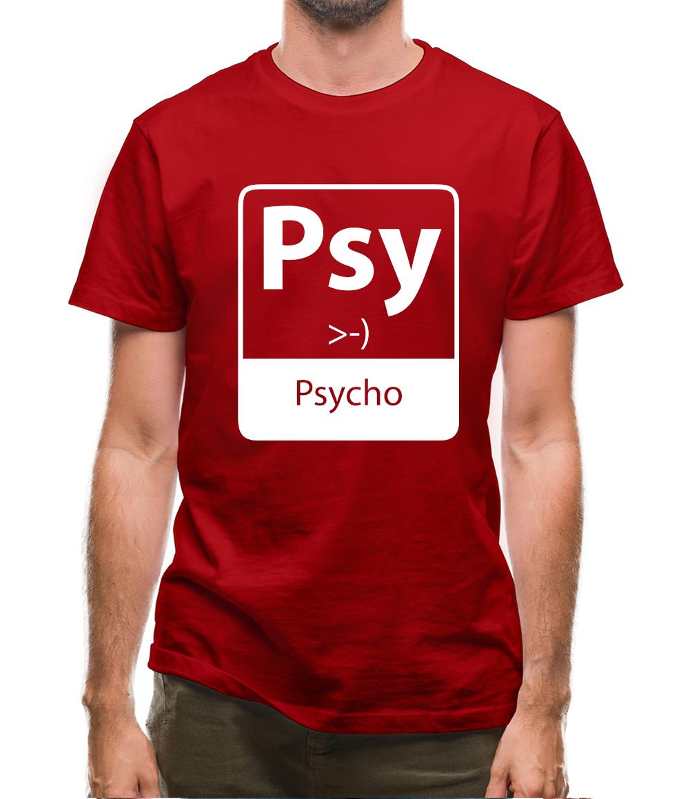 Psycho Mens T-Shirt Psycho Mens T-Shirt