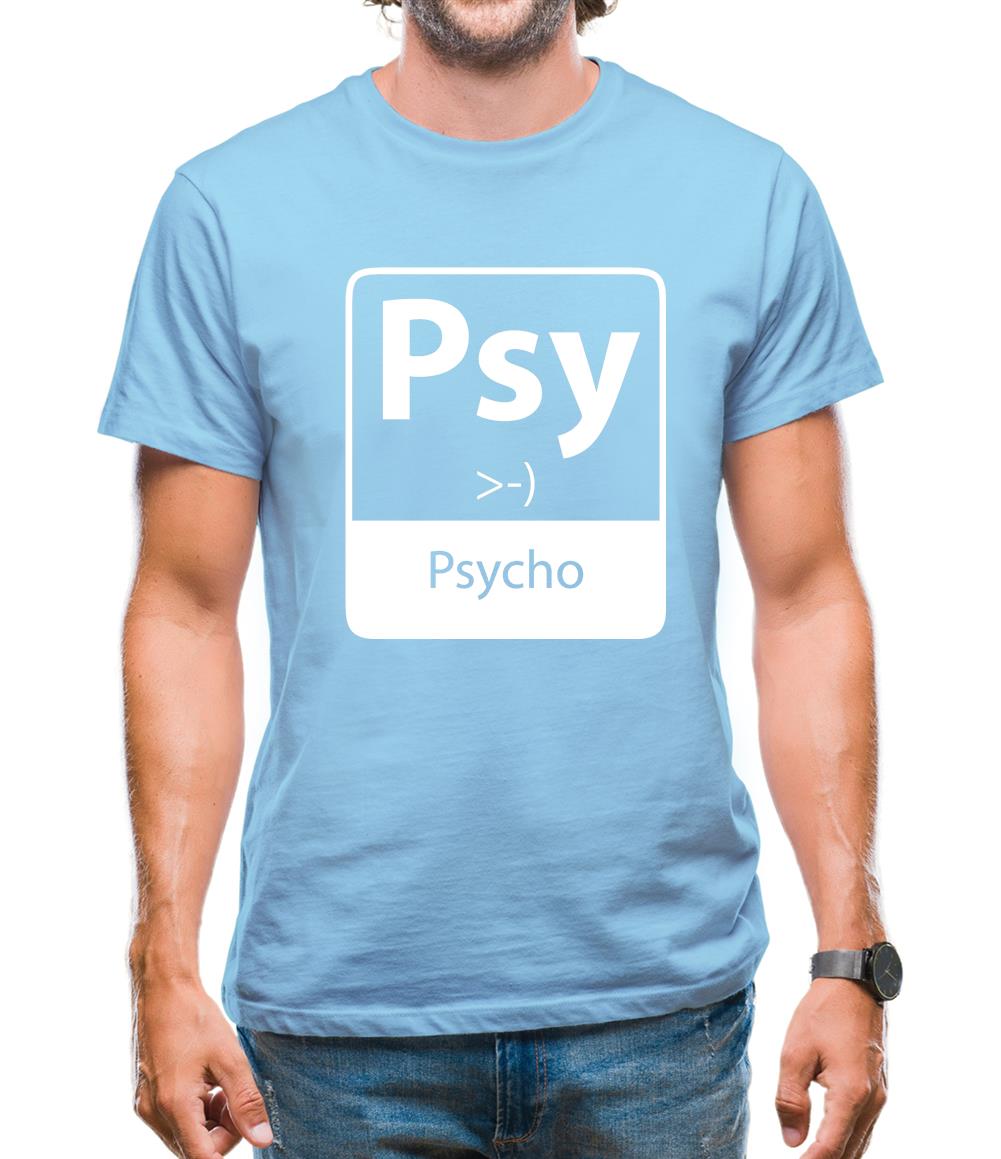 Psycho Mens T-Shirt Psycho Mens T-Shirt