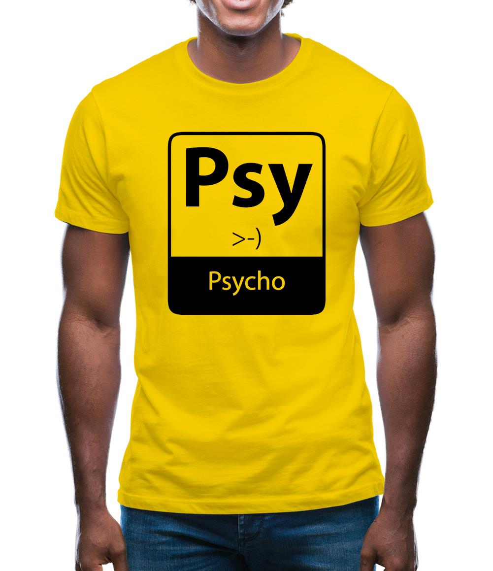 Psycho Mens T-Shirt Psycho Mens T-Shirt