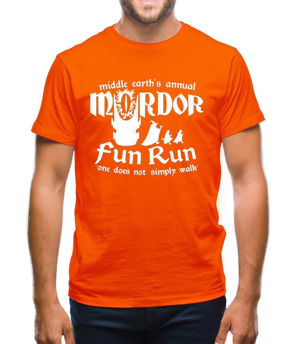 Mordor Fun Run Mens T-Shirt Mordor Fun Run Mens T-Shirt